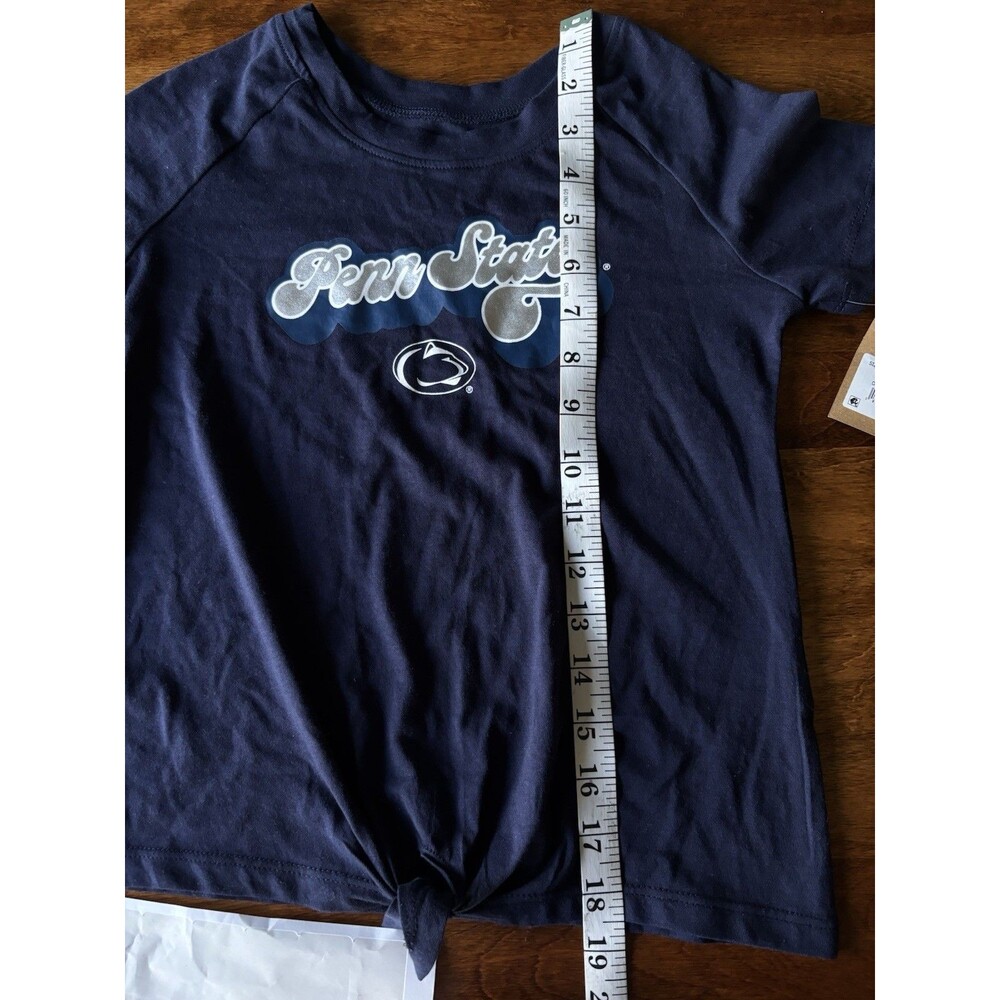 Penn State Short Sleeve New Youth Girls Rivalry Threads Kids Blue M 7/8 Bold